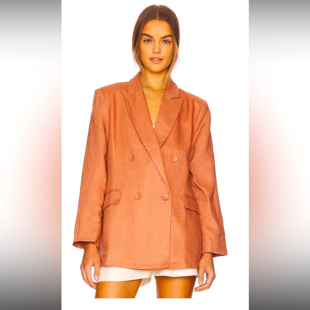 Oversized Terracota Breasted Blazer Dress Brand New with tags XL